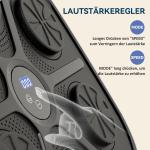 Boxningsmaskin Musikboxningsmaskin Elektronisk Svart av Plast och Komposit för Hemmaträning Väggmonterad Boxning med Bluetooth