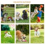 Agility Häckset Hundträningsset Hinderbana Plast och Polyester för Aktiv Hundträning Gul 128 X 23 X 9-100 Cm