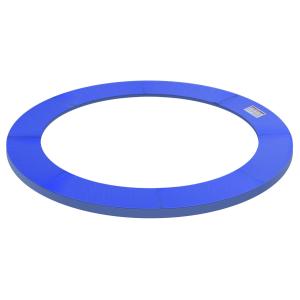 Trampolintillbehör Kantskydd Blå PVC och Skum för Studsmatta Säkerhetsnät och Stege Väderbeständigt 244 Cm