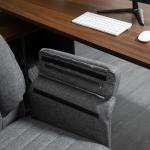 Höjdjusterbar Kontorsstol Ergonomisk Chefsstol 116-126 Cm för Hemmakontor Grå