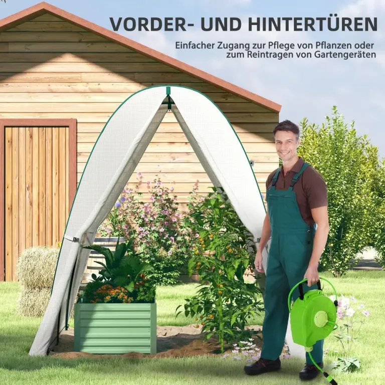 Litet Växthus Tunnelväxthus 180 x 180 x 200 cm