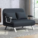 Bäddsoffa Sovsoffa Svart av Sammetslook och Trä för Vardagsrum 2-Sits Soffa med Sovfunktion