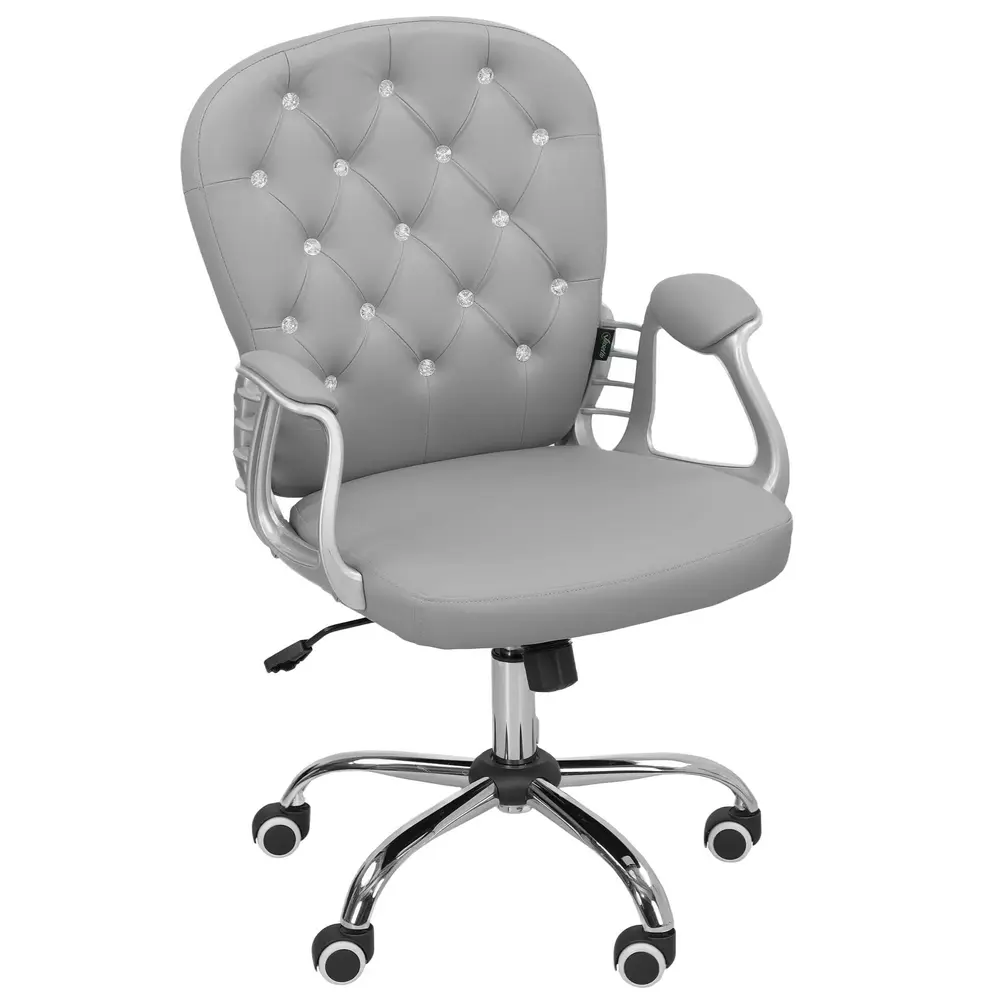 Ergonomisk Kontorsstol med Armstöd och Vadderat Ryggstöd