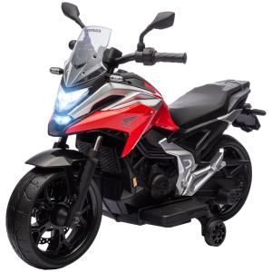 Honda Elektrisk Barnmotorcykel med Musik och Ljus, upp till 30 kg, 3–6 År, Röd, 3 km/h