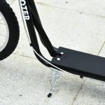 Sparkcykel med Stora Lufthjul, Robust Skoter för Barn med Handbroms, Bekväm Körning på alla Underlag, Blå, 5 år+