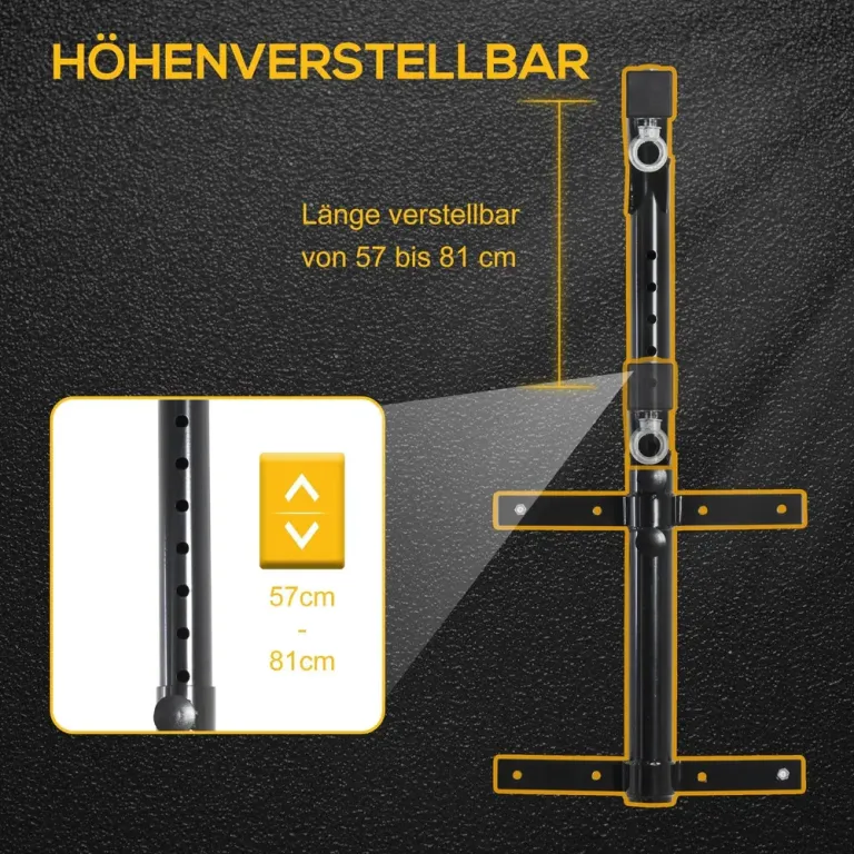 Väggmonterad Boxningssäckshållare Upp till 100 60–88 cm