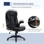 Ergonomisk Kontorsstol i Mesh, Bekväm Skrivbordsstol med Svankstöd, Justerbar Arbetsstol för Hemmakontor, Svart, 65 x 72 x 100-120 cm