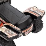 Elektrisk Fyrhjuling för Barn, Tuff ATV med LED-Ljus och Stora Hjul, Rolig Leksaksbil för Utomhuslek, Svart, 70 x 42 x 45 cm, 18-36 månader