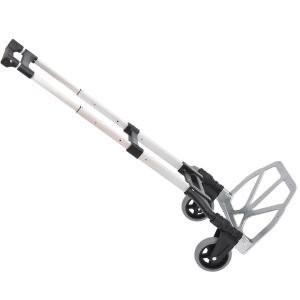 Säckkärra Transportvagn Silver Aluminium Hopfällbar Handtruck Max Last 70 Kg
