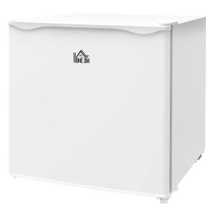 Minifrys Frysbox Elektrisk Vit av Metall för Kök och Kontor Liten Frys med 5-Stegs Temperatur 35 l 47 x 44,2 x 48,8 cm
