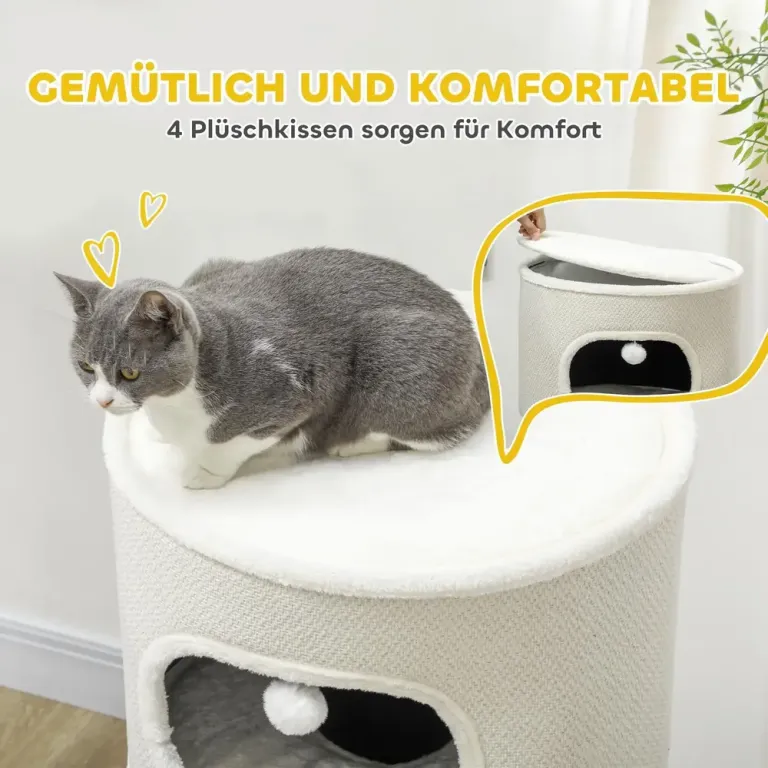 Klöstunna 4 Våningar med Kattgrottor, Beige
