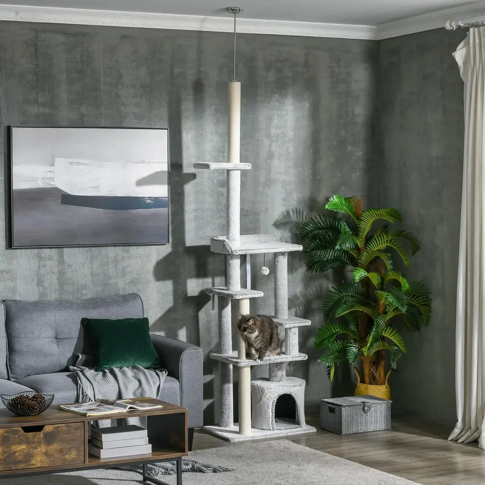 Klösträd Ljusgrå av Sisal 2,25-2,55 M