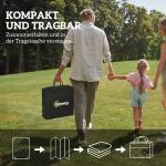 Outdoormatta i Bohostil och Väderbeständig Matta för Vardagsrum och Balkong Hållbar och Prisvärd Blå Textil för Uteplats och Altan