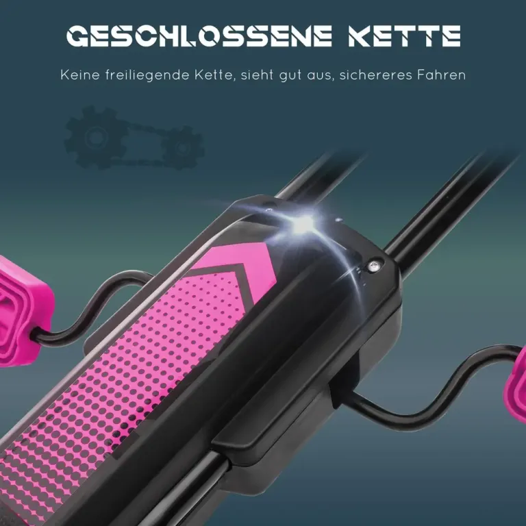 Trampbil &Amp; Go-Kart med Justerbart Säte Rosa