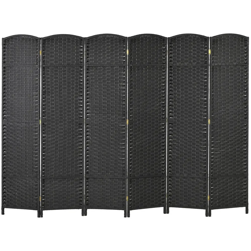 6-panels Rumsavdelare Vikbar Sekretessskärm Sovrum