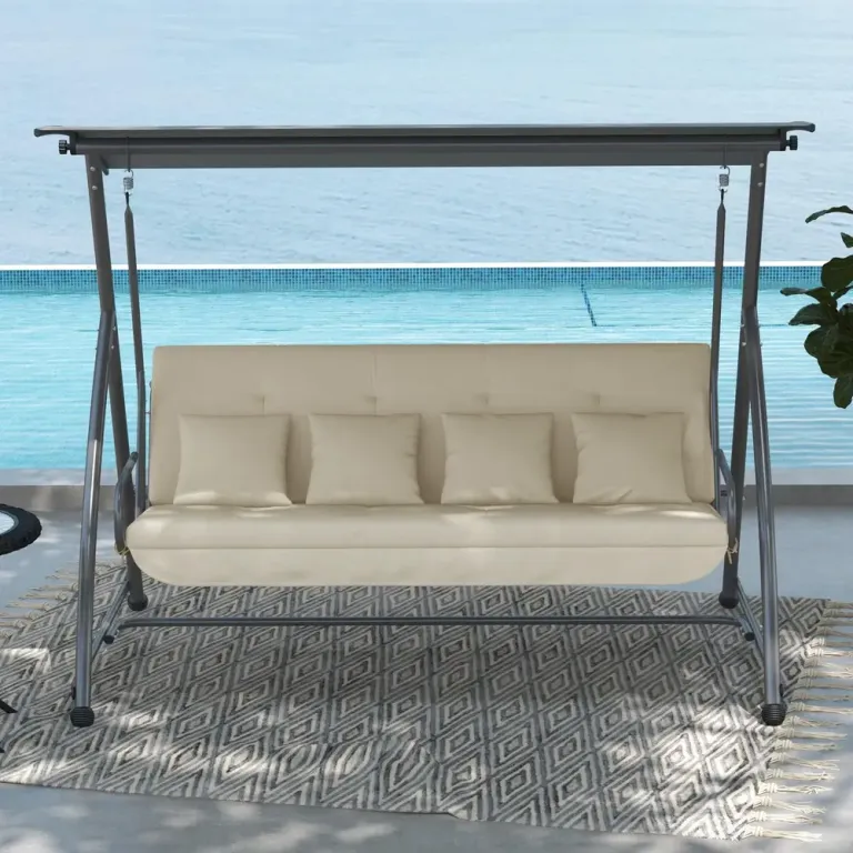 Dyna till Hammock 3-Sits Sittdyna med Ryggstöd 170 Cm