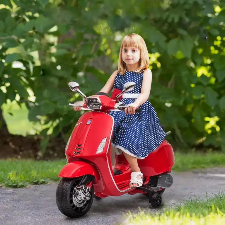 Elmotorcykel Barnmotorcykel Röd av Plast och Metall