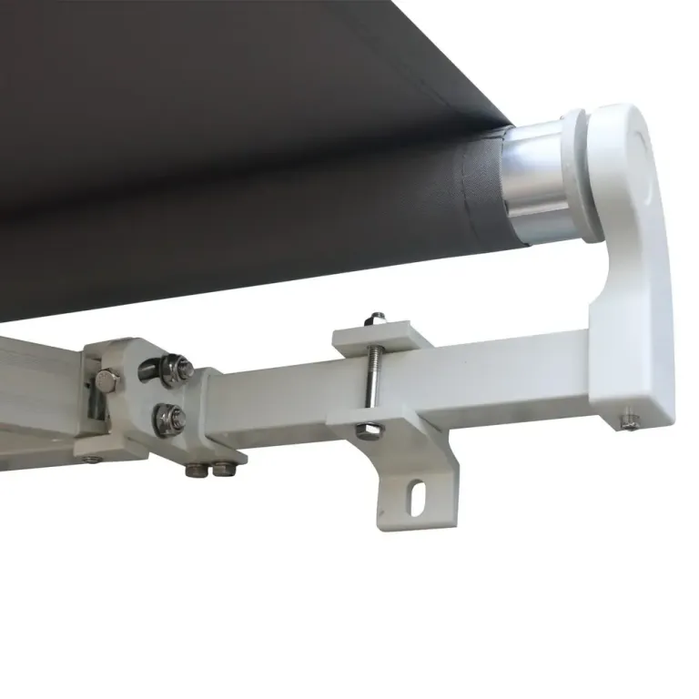 Ledarmsmarkis Klämmarkis Uteplatsmarkis 3,95 x 3 m