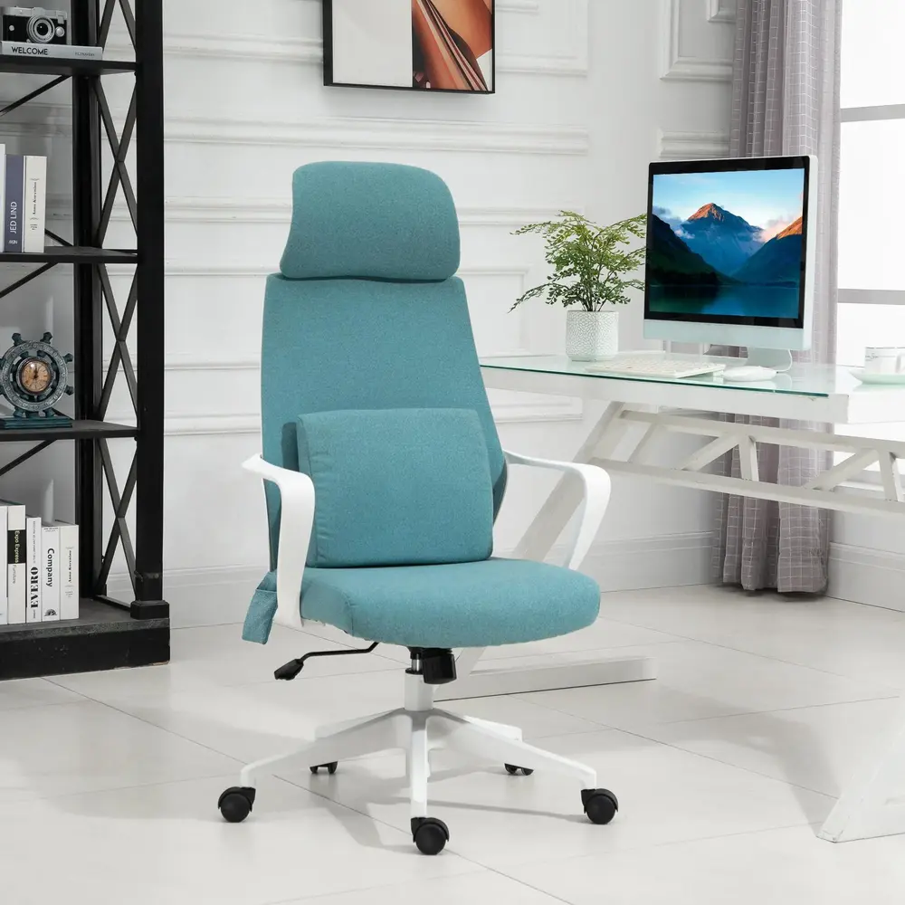 Ergonomisk Kontorsstol med Massagefunktion Höj- och Sänkbar