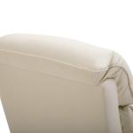 Ståstol TV-Stol Fåtölj med Ståhjälp Elektrisk Liggfunktion Konstläder Beige 80 X 94 X 104 Cm