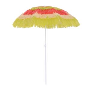 Parasoll Hawaiian Paraply Färgglatt Polyester för Trädgård och Strand Partyparaply 4 Modeller 160 Cm
