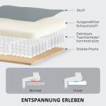 3-sits Soffa med Fällbara Säten, Justerbart Fotstöd och Konstläderfodral för Vardagsrum, Mörkgrå