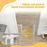Trappgrind/Hundgrind utan Borrning, Justerbar, 76–104 cm