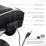 Ergonomisk Gamingstol med Högtalare, Bekväm Datorstol med Bluetooth och Vippfunktion, Inkluderar Nackstöd och Svankkudde, Blå