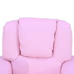 Barnsoffa med Liggfunktion för Barn 3-6 År med Mugghållare Bekväm och Praktisk Rosa 62 X 56 X 69 Cm