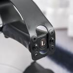 Mini Motionscykel Trampcykel Svart Vit Metall för Hemmet och Rehabilitering Kompakt Bärbar Fitnesscykel
