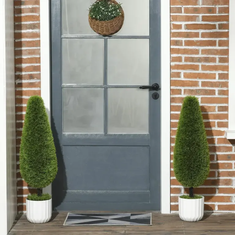 Konstgjorda Cypressväxter i Kruka 2-Pack 90 cm, Grön