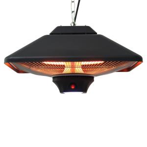 Altanvärmare Takvärmare med Fjärrkontroll LED-Belysning 2000 W Effektiv Uppvärmning för Terrass 43 X 43 X 25 Cm