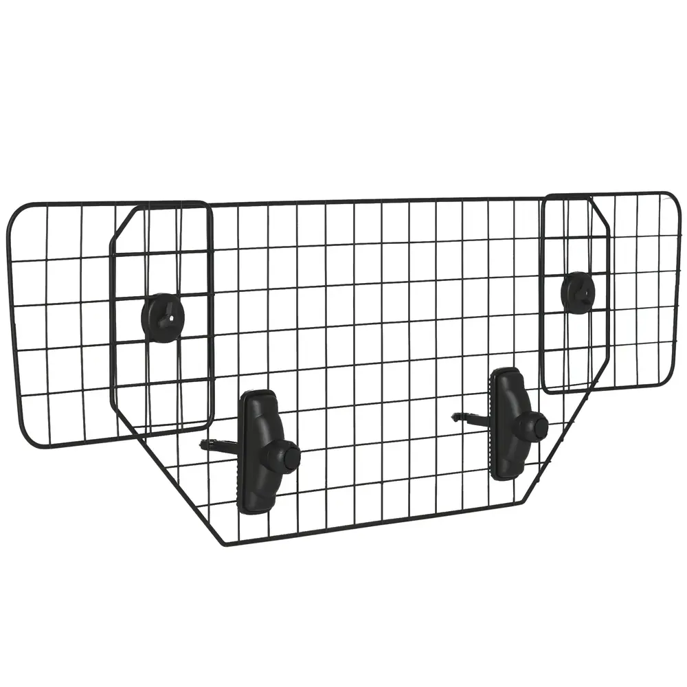 Universell Hundgrind för Bil Justerbar Metall 90–120 Cm