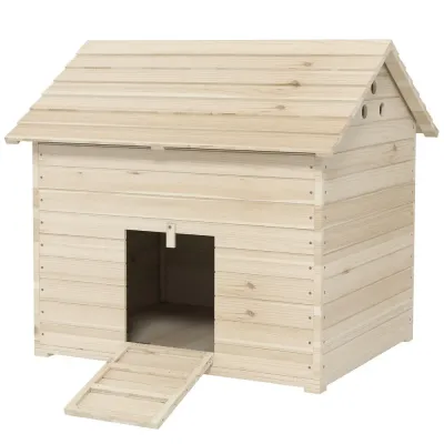 Ankhus i Trä 100 x 82,5 x 91 cm med Ramp