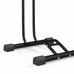 Cykelställ Cykelstativ Metall av Stål för Utomhusbruk Väderbeständigt Stativ för Vertikal och Horisontell Parkering 45 x 44 x 118 cm