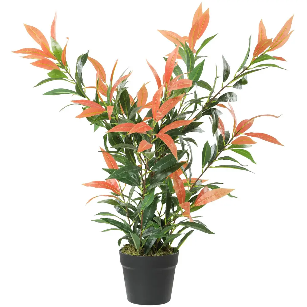 Artificiell Loquat 90 Cm Konstgjord Växt med 300 Löv