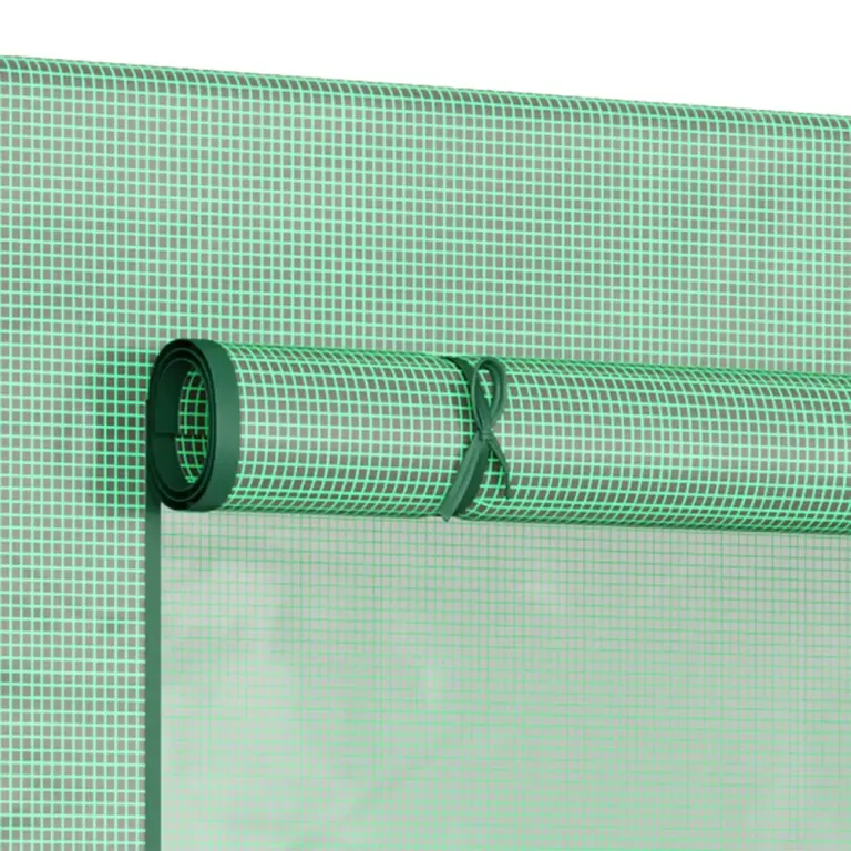 Litet Växthus Tunnelväxthus med Rulldörr 200 x 76 x 168 cm