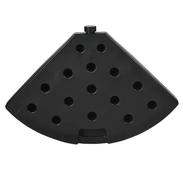 Parasollvikt Svart av Hdpe för Fribärande Uv-skydd