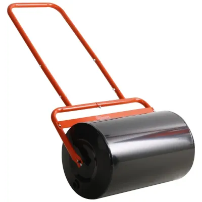 Gräsrulle Trädgårdsrulle med U-format Handtag Röd 50 cm
