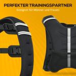 Justerbar Viktväst, 5/8/10 kg, Avtagbara Vikter, för Löpning, Styrketräning och Fitness