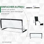 Fotbollsmål 2-Pack Hopfällbara Minimål Stål och Tetrolon för Trädgård och Lekplats Svart 186 X 90 X 89 Cm