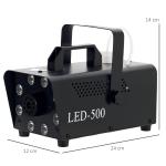 Dimmaskin 450W Rökmaskin Med 13 Färgade Led-Lampor Och Rgb-Effekt, Dimmaskin Med 2 Trådbundna Och Radiofjärrkontroller För Bröllop