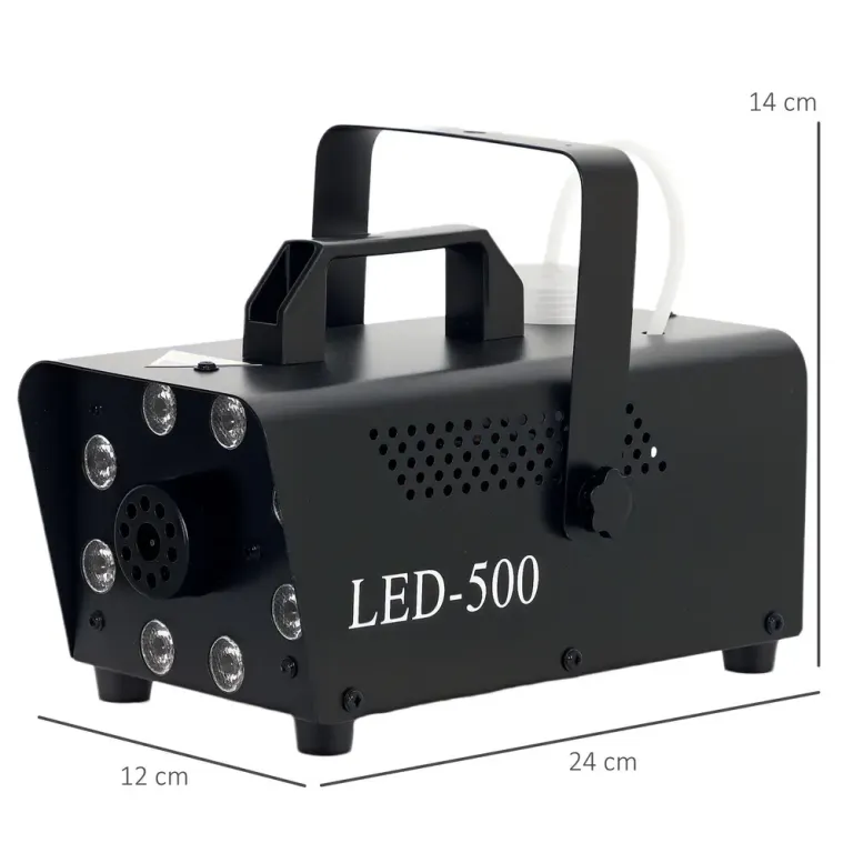 Rökmaskin 450 w med LED-Ljus och Fjärrkontroll