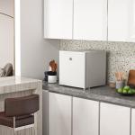 Minifrys Frysbox Elektrisk Vit av Metall för Kök och Kontor Liten Frys med 5-Stegs Temperatur 35 l 47 x 44,2 x 48,8 cm