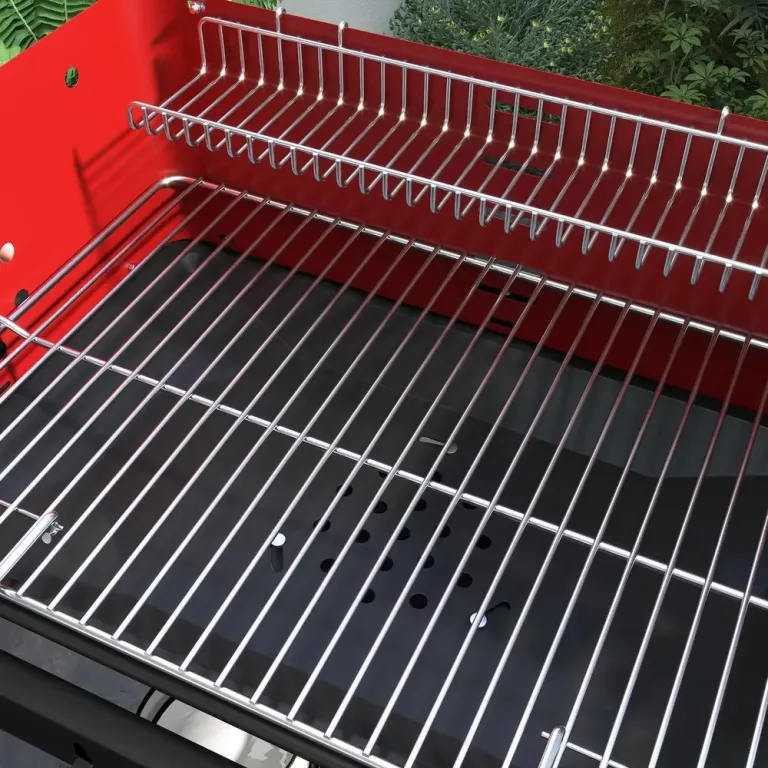 Kolgrill Bbq Rökare med Hjul Svart 103 x 47 x 95 cm