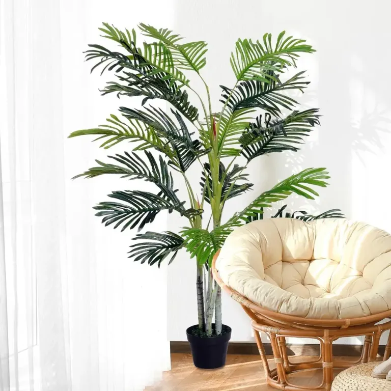 Konstgjord Palm i Kruka Stor och Naturtrogen 150 cm, Grön