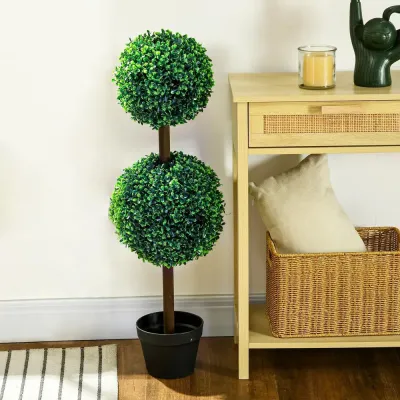 Konstgjorda Växter Buxbom Grön av Plast Set om 2 90 cm