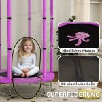 Barnstudsmatta med Skyddsnät för Inomhus- och Utomhusbruk, 3-6 År, Lila