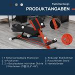 Justerbar Träningsbänk för Hemmagym Mångsidig Lutningsbänk för Hantelpress och Sit-Ups Robust Stål Svart 64 X 146 X 73,5-85 Cm