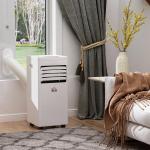 Mobil Luftkonditionering 2,1 Kw 3 i 1 Luftkonditioneringsenhet med 24 H Timer och 2 Hastighetsnivåer för Kylning Avfuktning och Ventilation